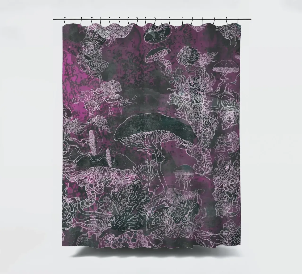 violet mush tenda da doccia da Giulio Iurissevich