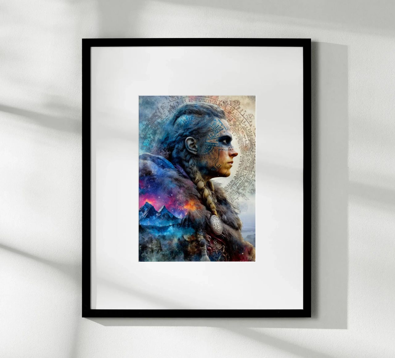Guerrero nórdico poster de Justyna Jaszke JBJart