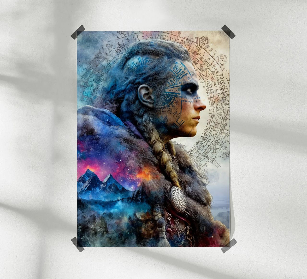 Guerrero nórdico poster de Justyna Jaszke JBJart