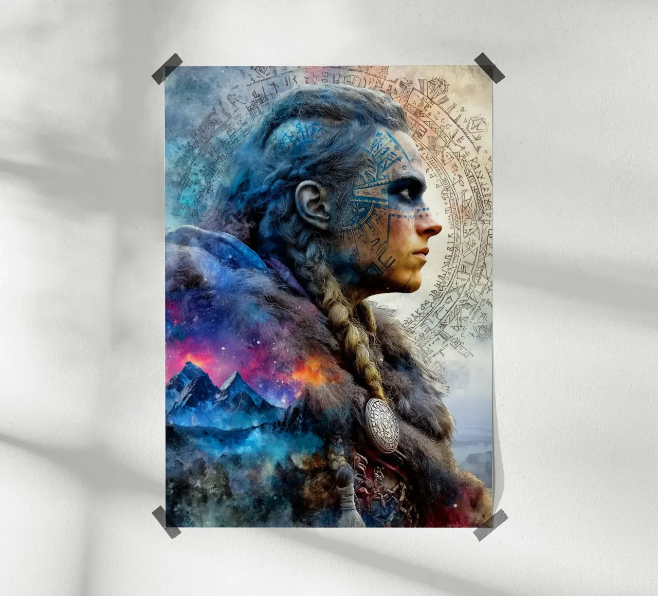 Guerriero nordico poster da Justyna Jaszke JBJart