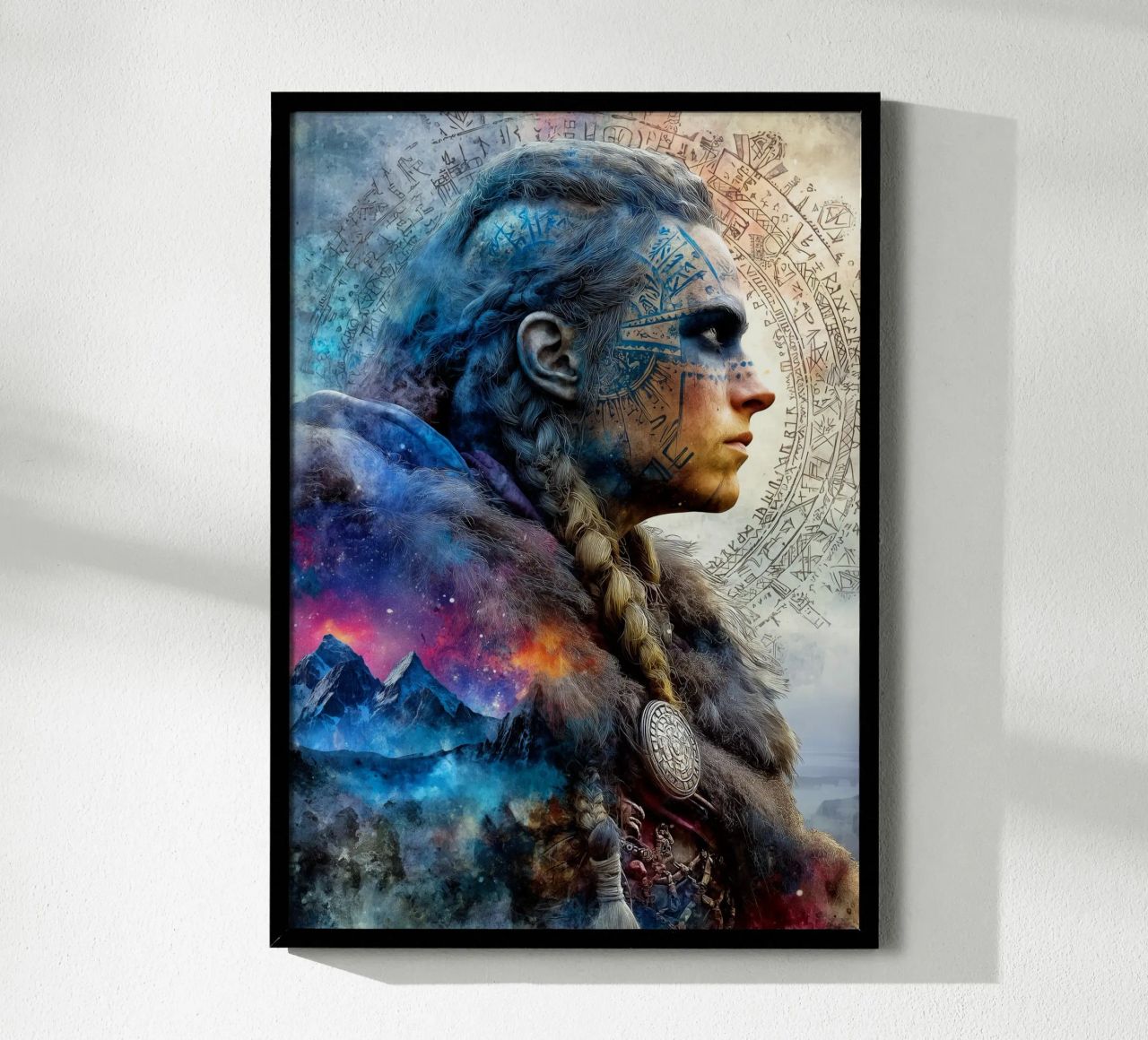 Guerrero nórdico poster de Justyna Jaszke JBJart