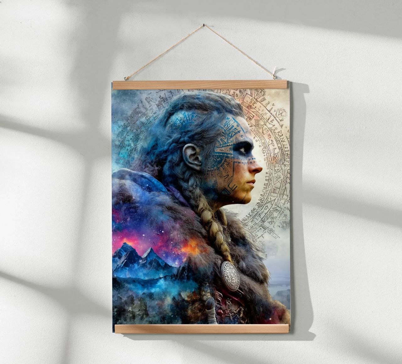 Guerrero nórdico poster de Justyna Jaszke JBJart