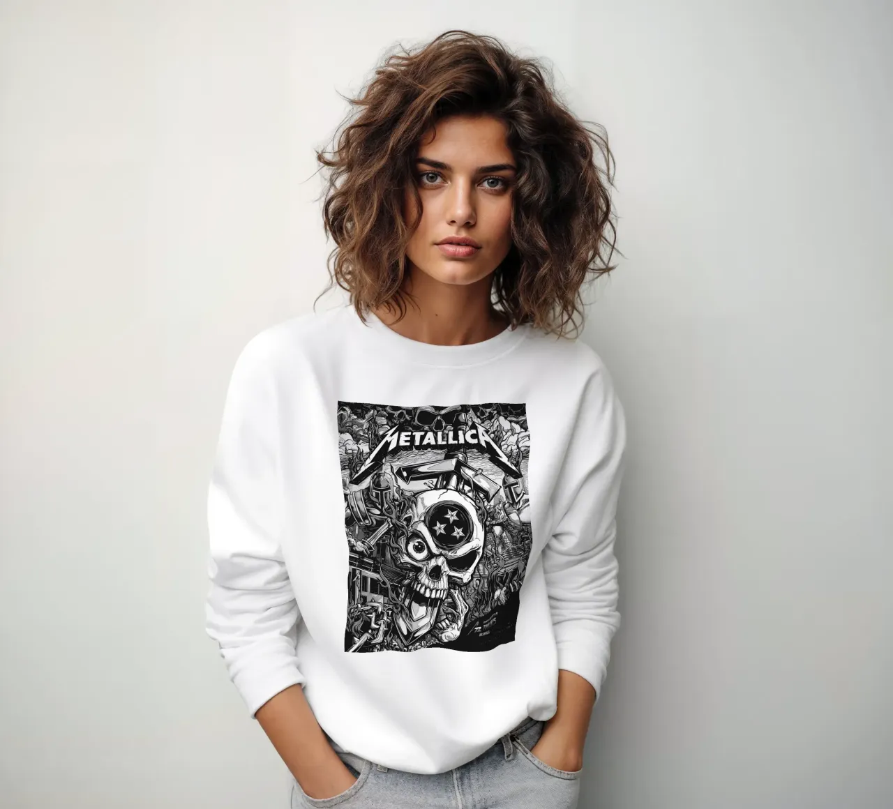 metallica bad art felpa da vanhesling