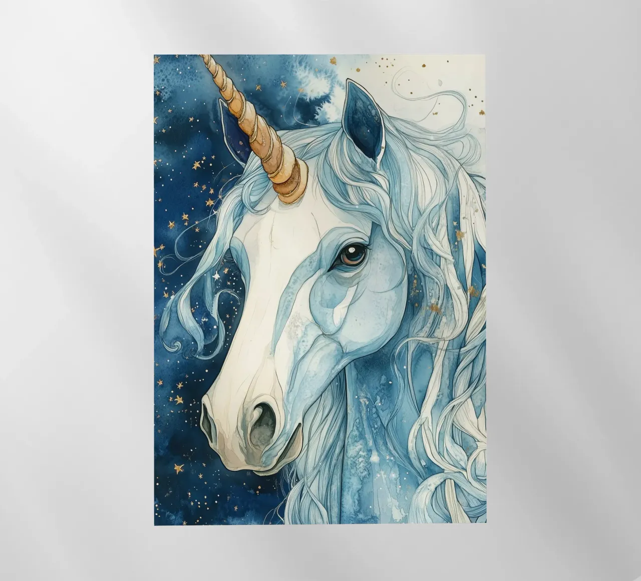 White unicorn pellicola backlit da Justyna Jaszke JBJart