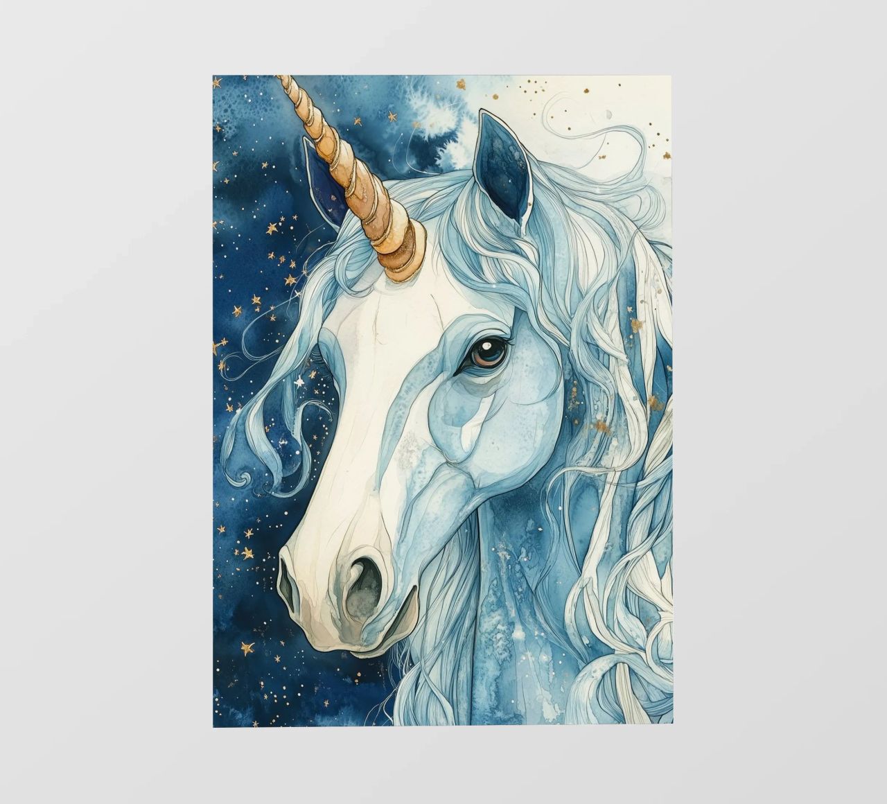 White unicorn telo in pvc da Justyna Jaszke JBJart