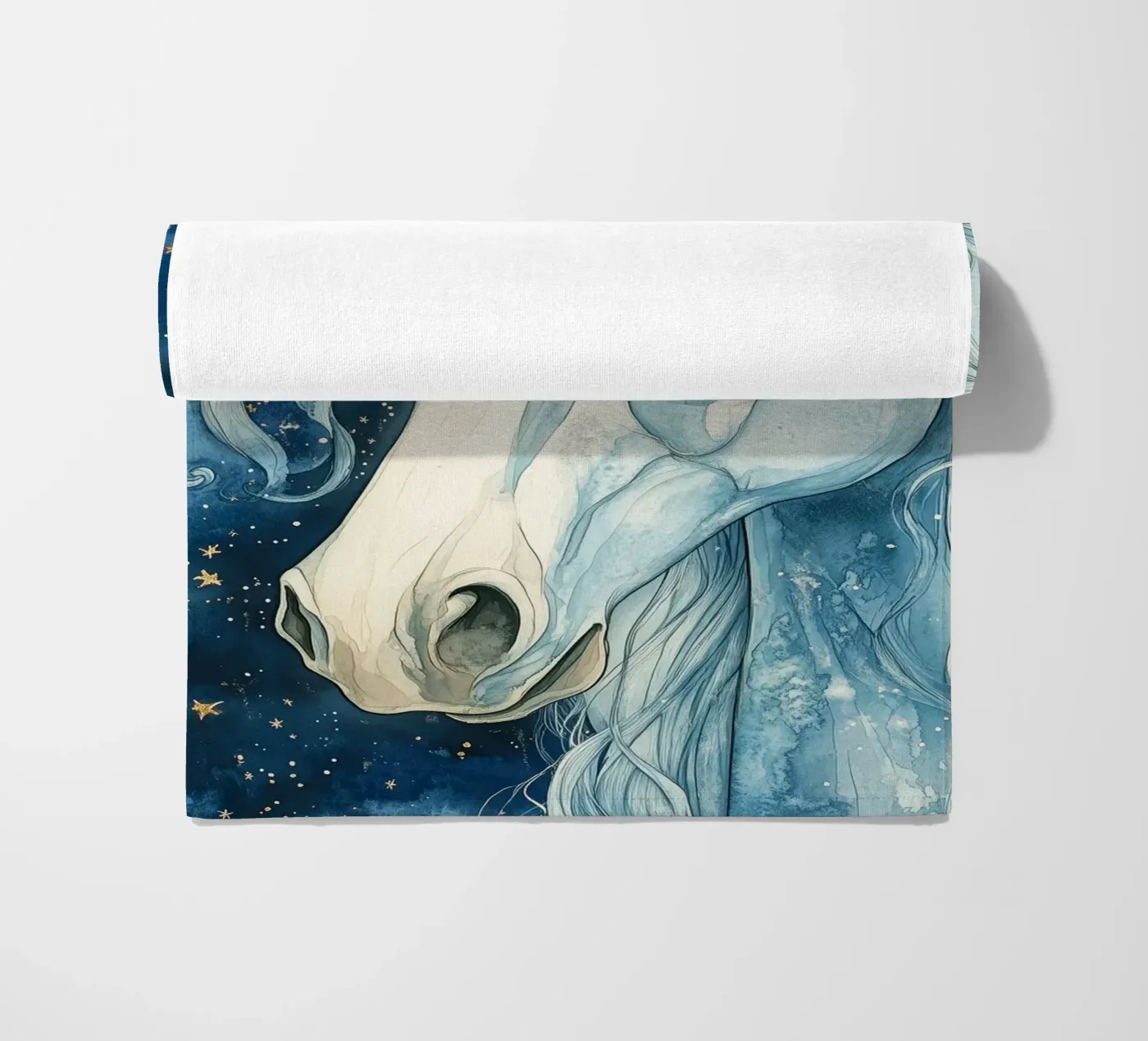 White unicorn telo mare da Justyna Jaszke JBJart