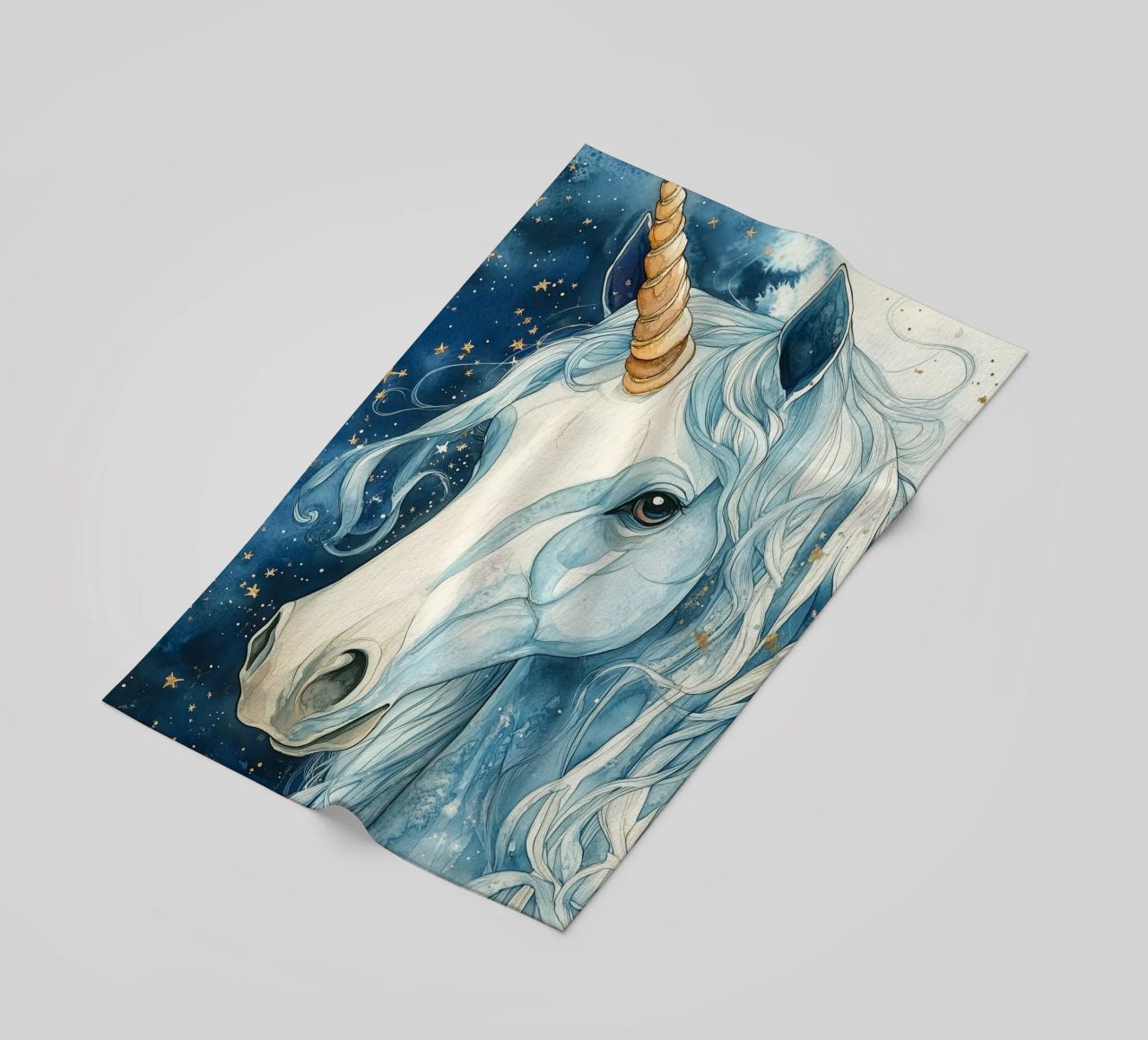 White unicorn telo mare da Justyna Jaszke JBJart
