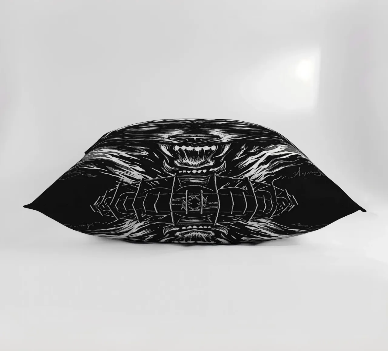 metallica band art decorative cushion by vanhesling