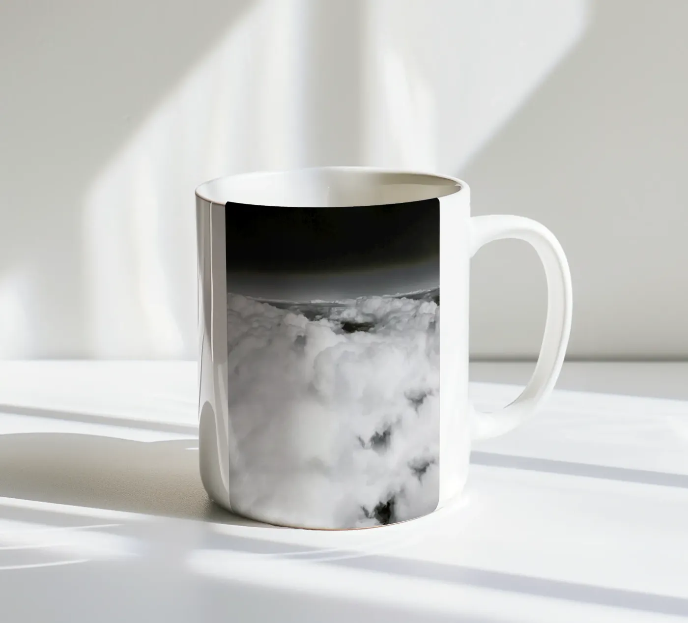 Cotton Candy Clouds ceramic mug by Sebastian Hilgetag