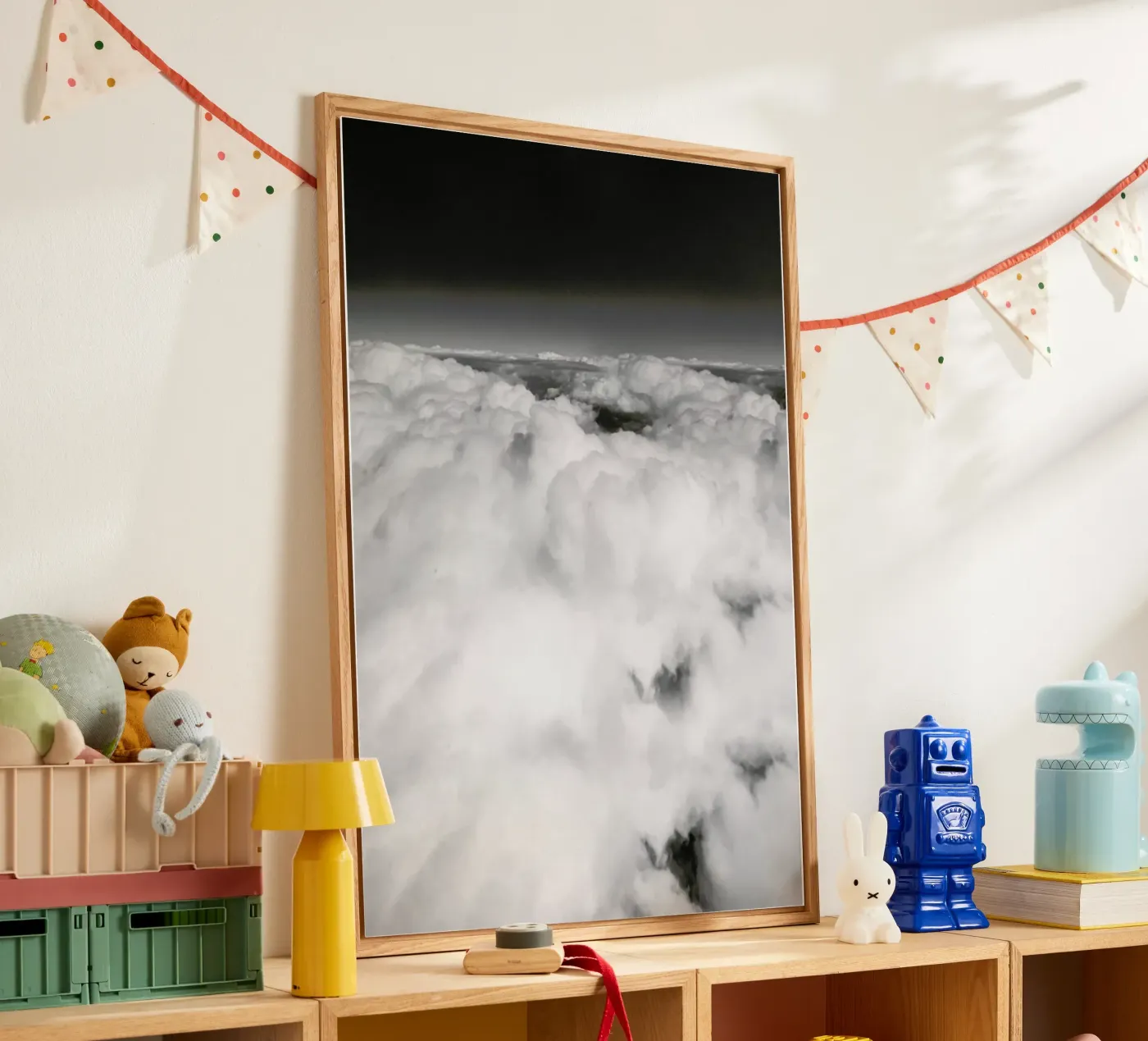 Cotton Candy Clouds acryl van Sebastian Hilgetag