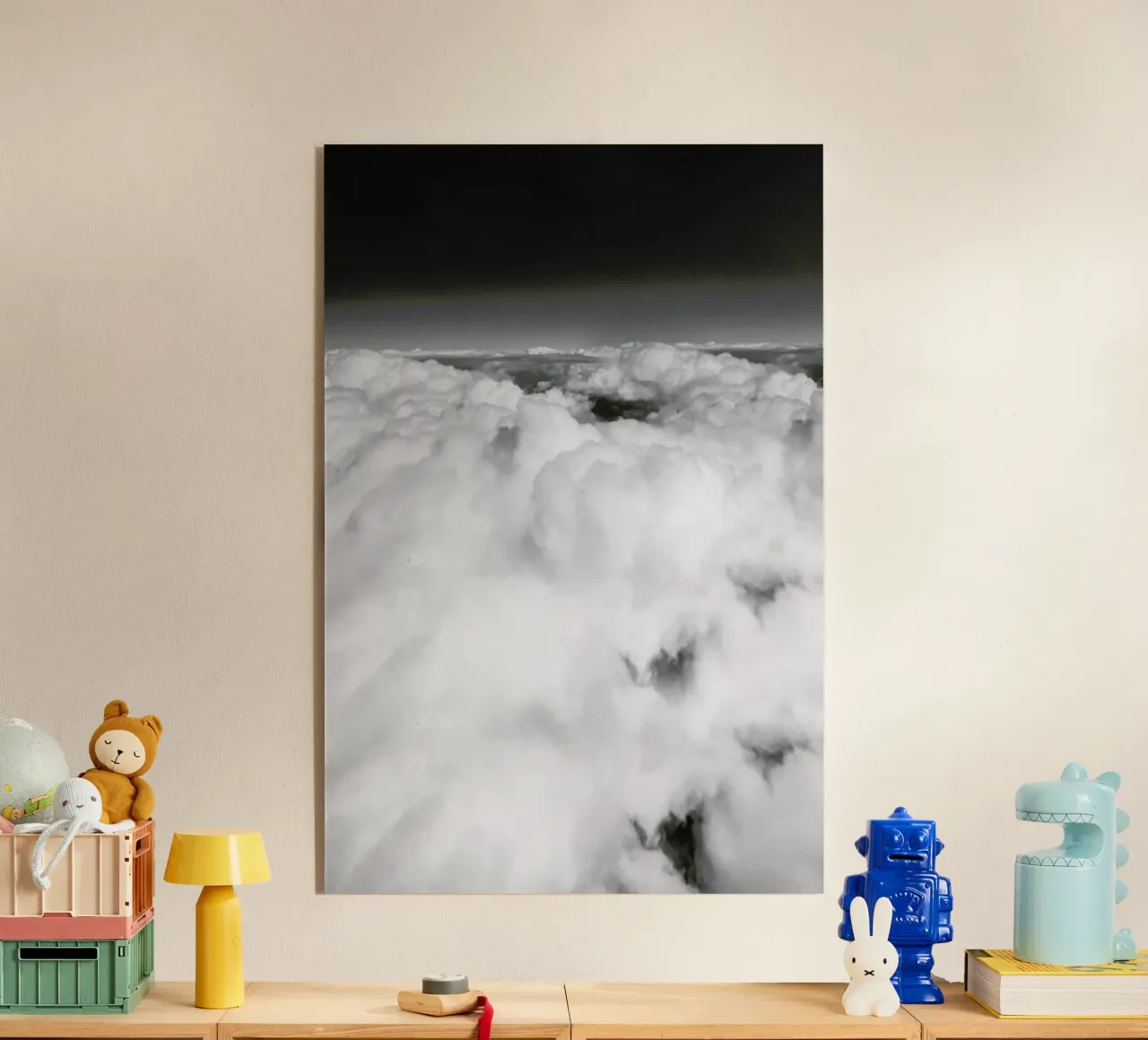 Cotton Candy Clouds acryl van Sebastian Hilgetag