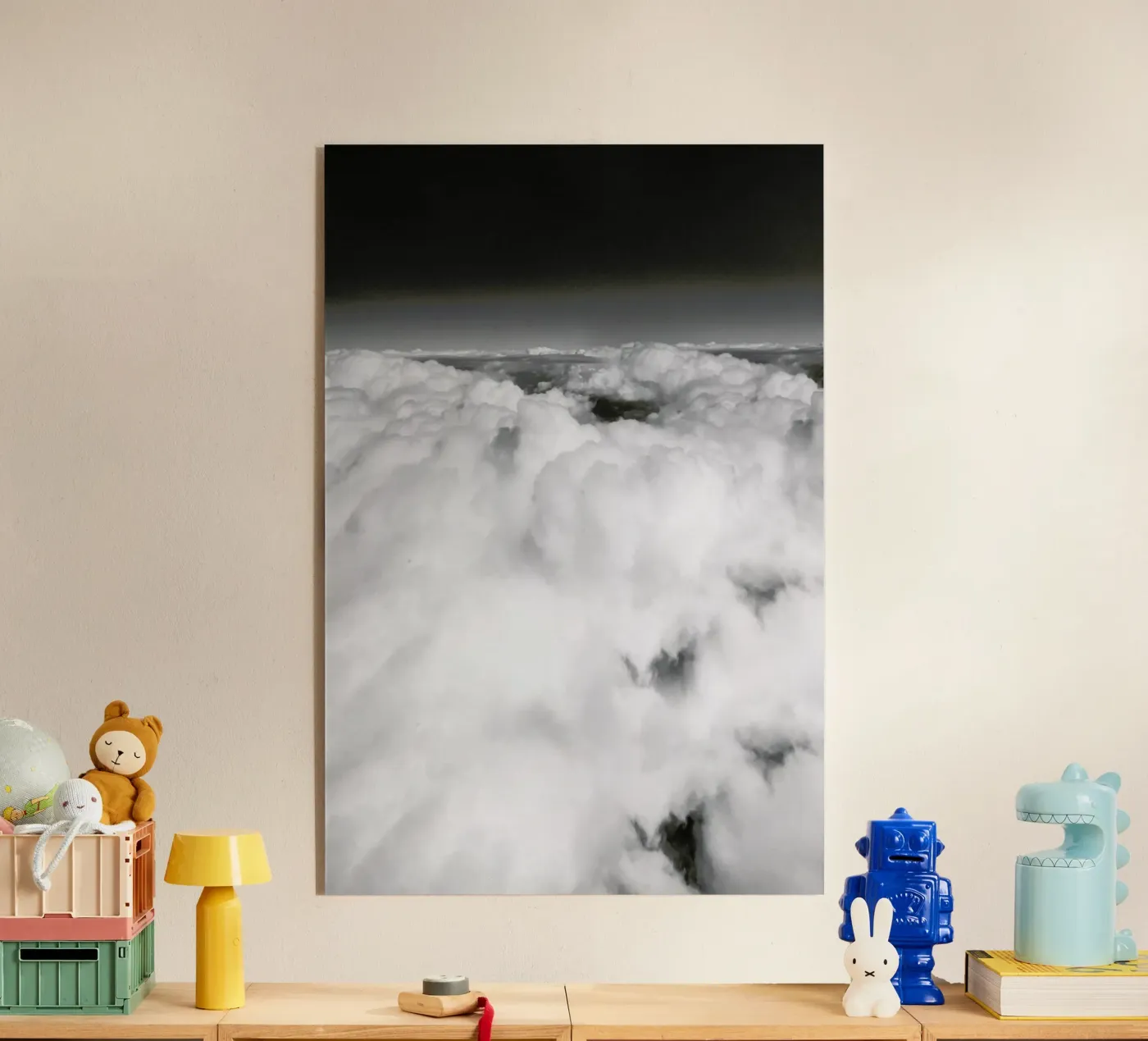 Cotton Candy Clouds acryl van Sebastian Hilgetag