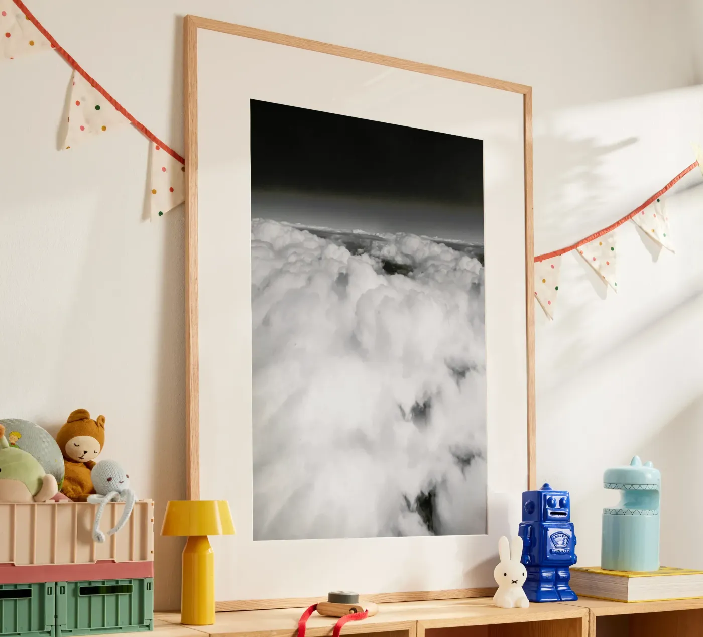 Cotton Candy Clouds poster van Sebastian Hilgetag