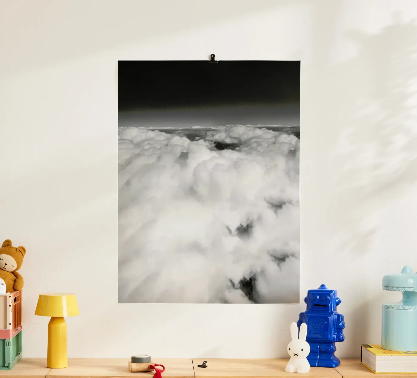 Cotton Candy Clouds poster van Sebastian Hilgetag