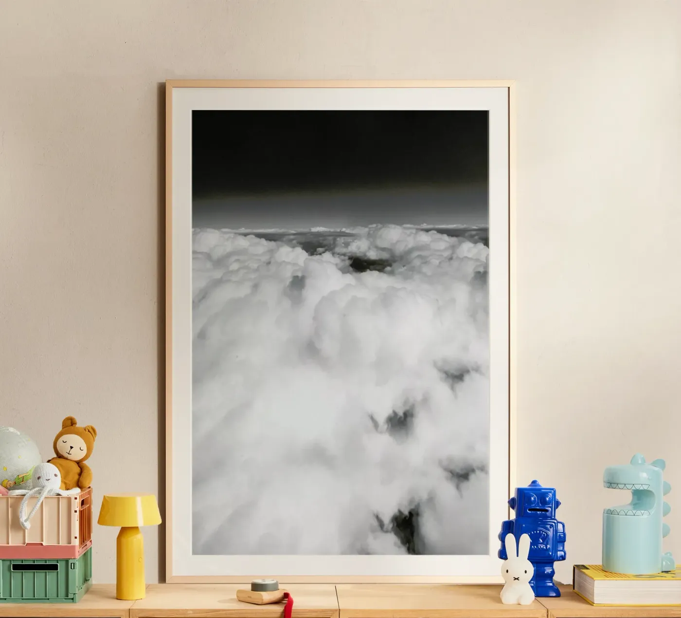 Cotton Candy Clouds poster van Sebastian Hilgetag