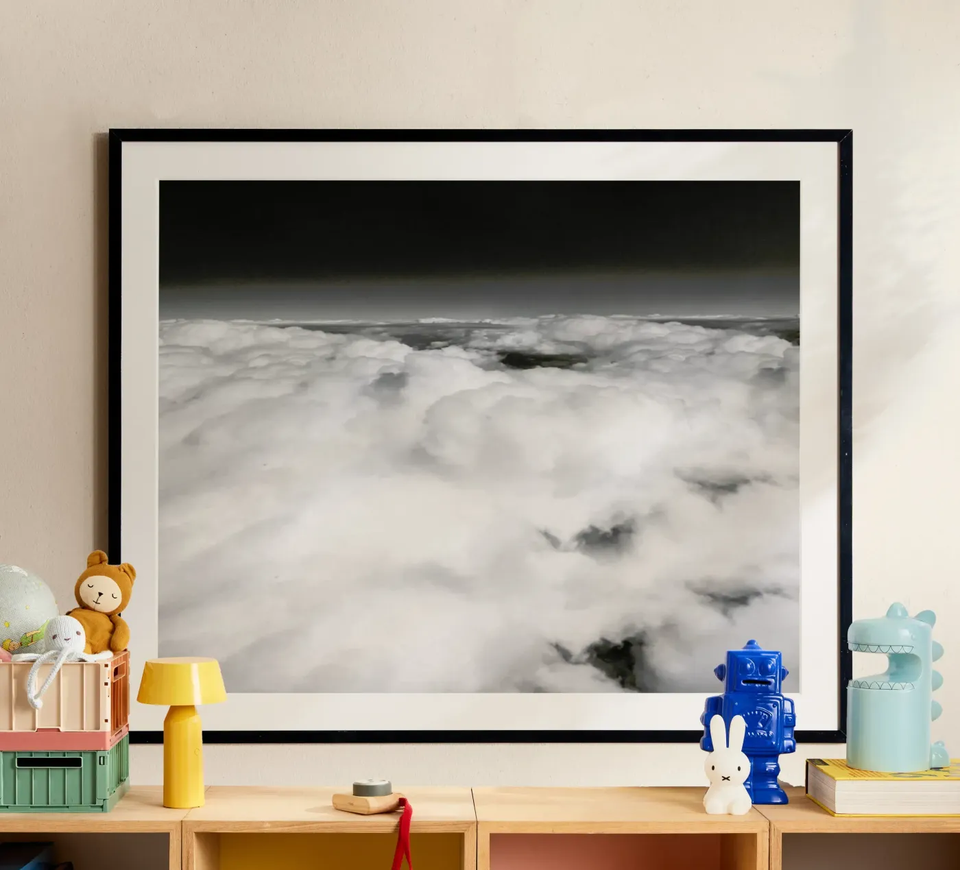 Cotton Candy Clouds poster van Sebastian Hilgetag