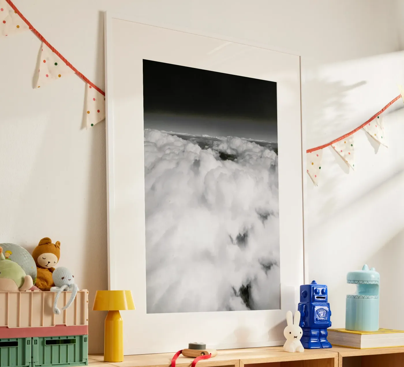 Cotton Candy Clouds poster van Sebastian Hilgetag