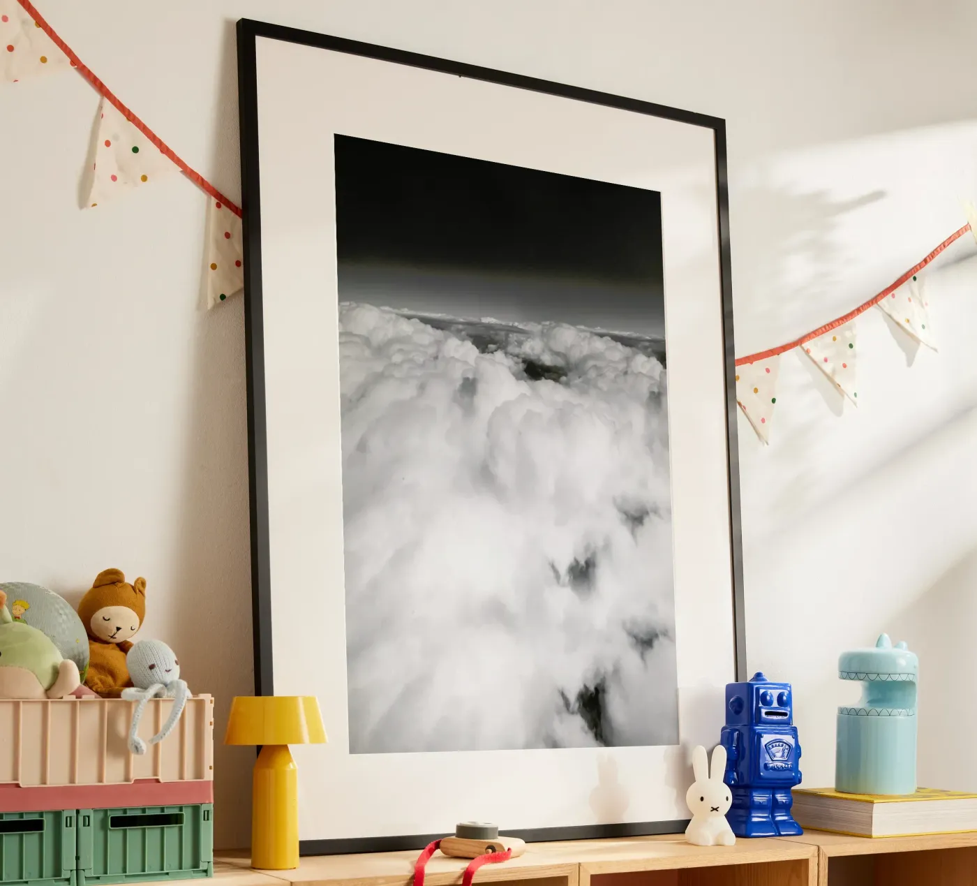 Cotton Candy Clouds poster van Sebastian Hilgetag