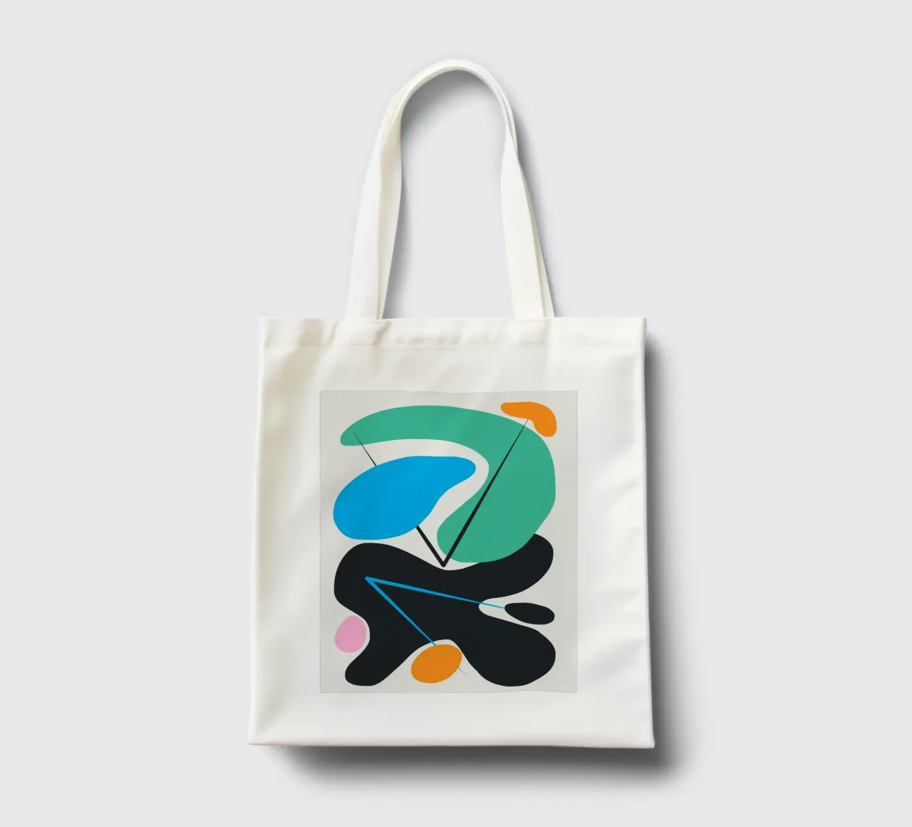 Forme curve borsa in juta da Little Dean