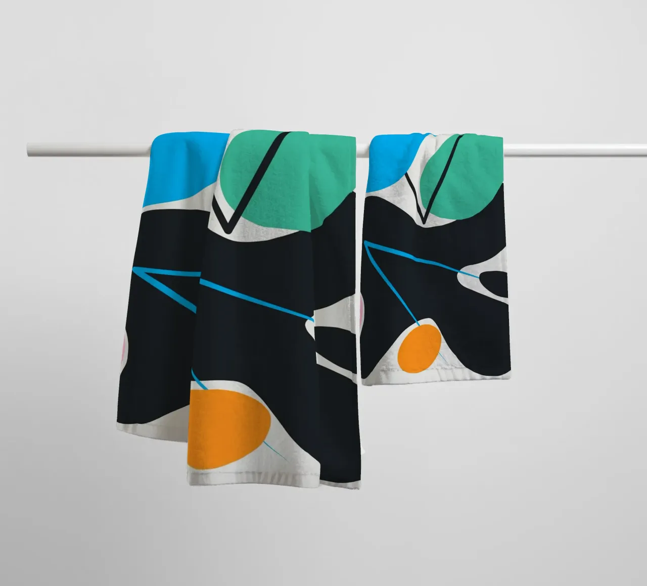 Forme curve asciugamano da bagno da Little Dean