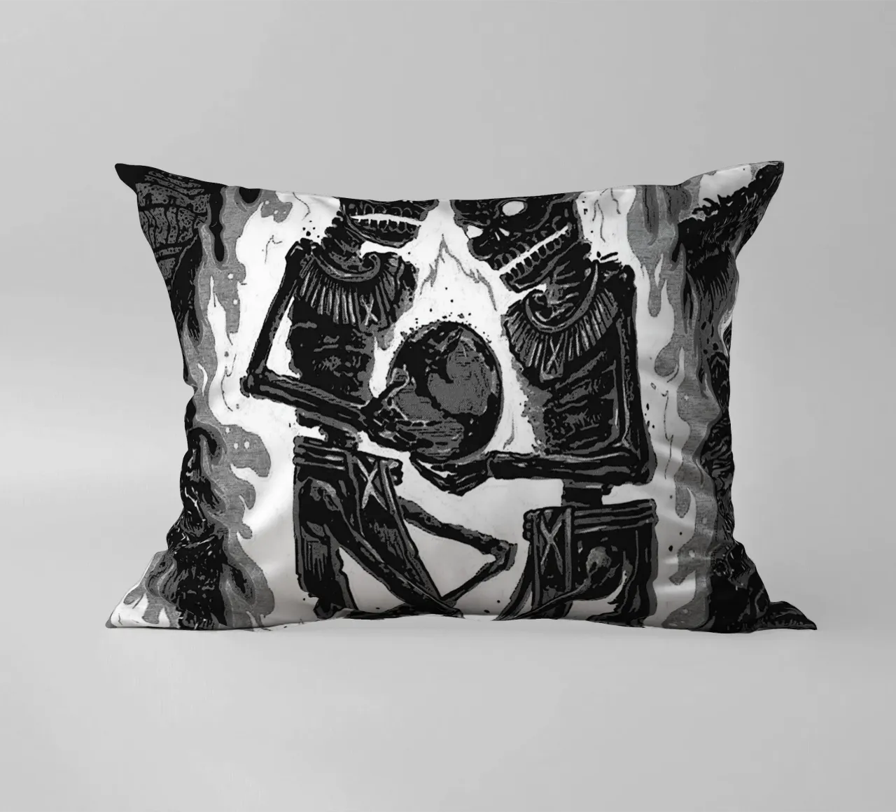 metallica band art cuscino da vanhesling