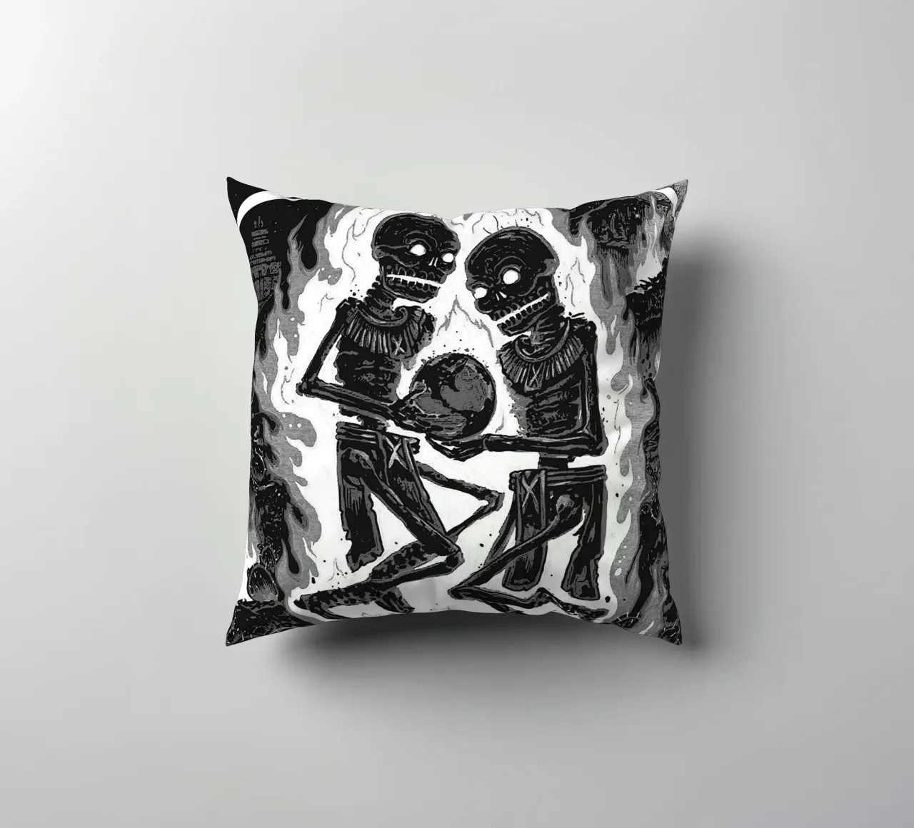 metallica band art cuscino da vanhesling