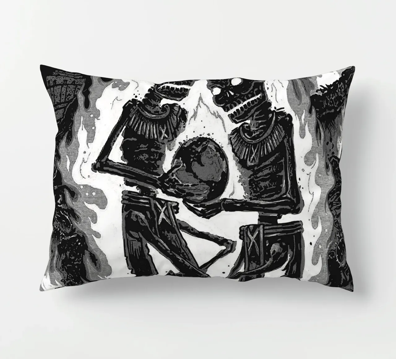 metallica band art cuscino da vanhesling