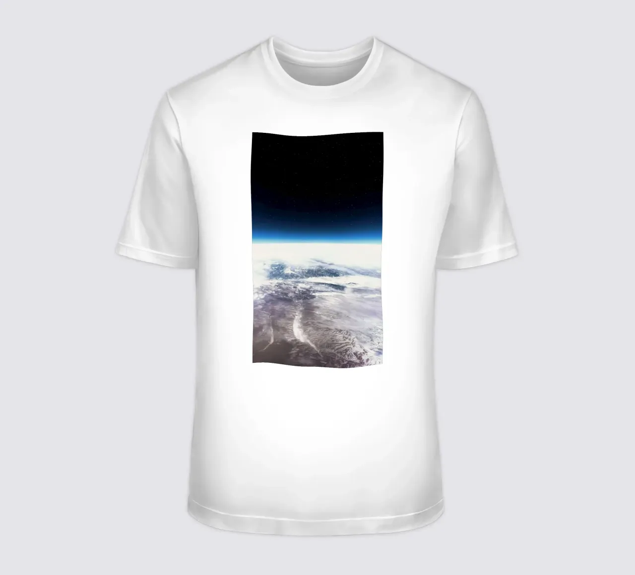 terra esterna t-shirt da space words