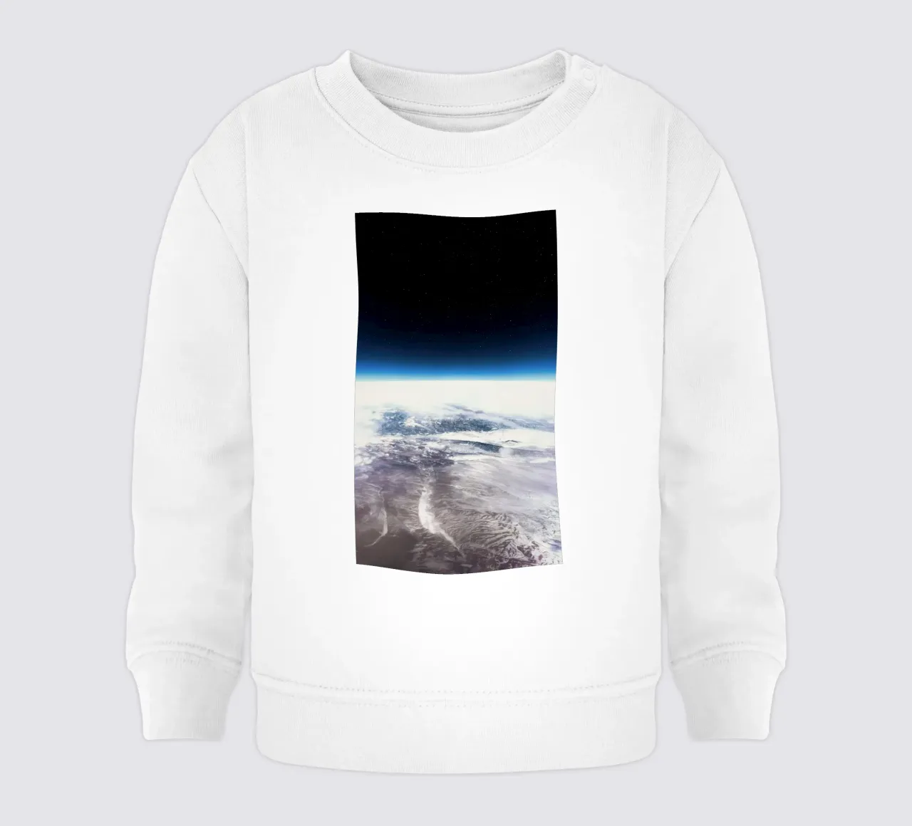 terra esterna felpa neonato da space words