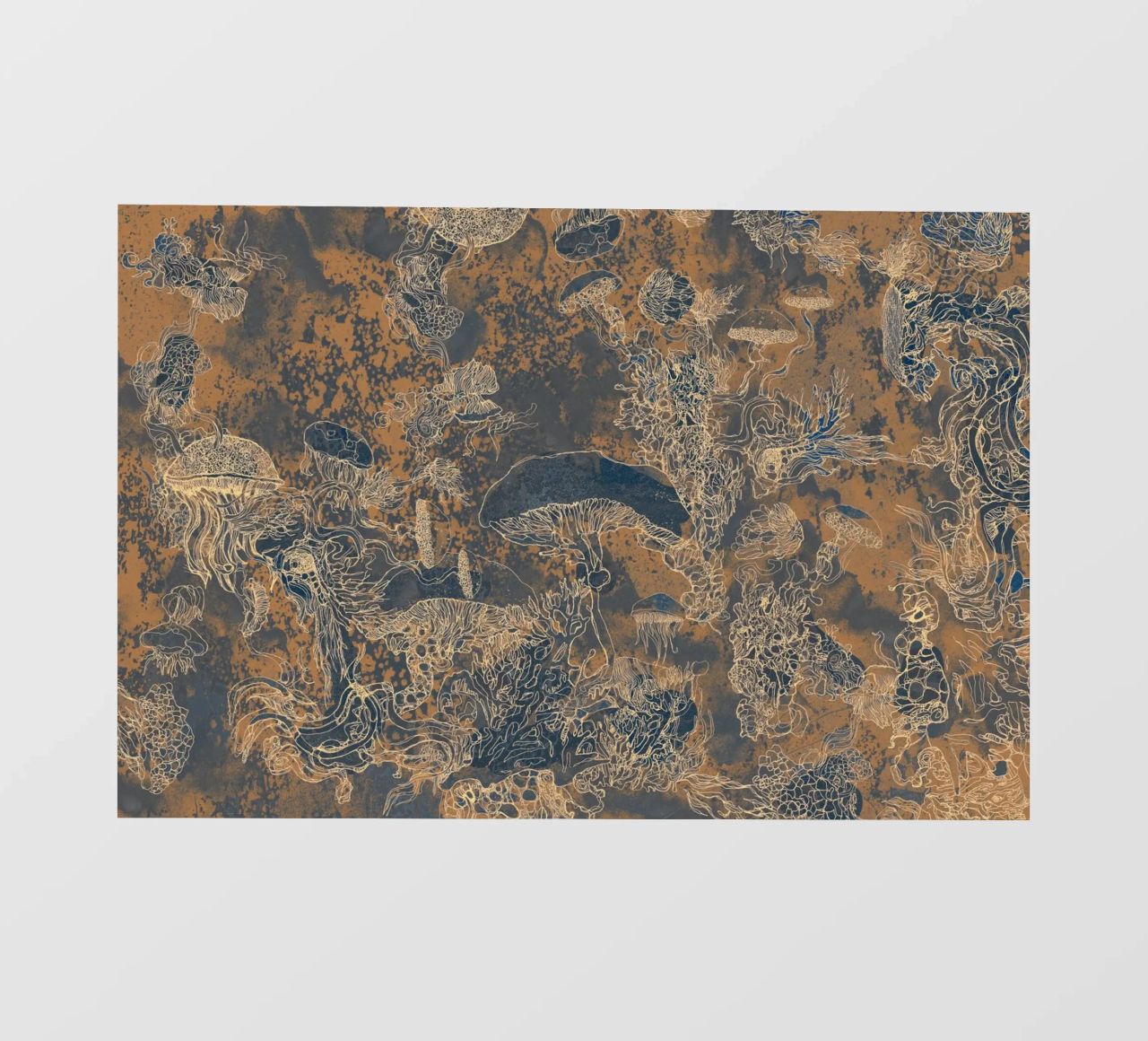 golden mush photo wallpaper by Giulio Iurissevich