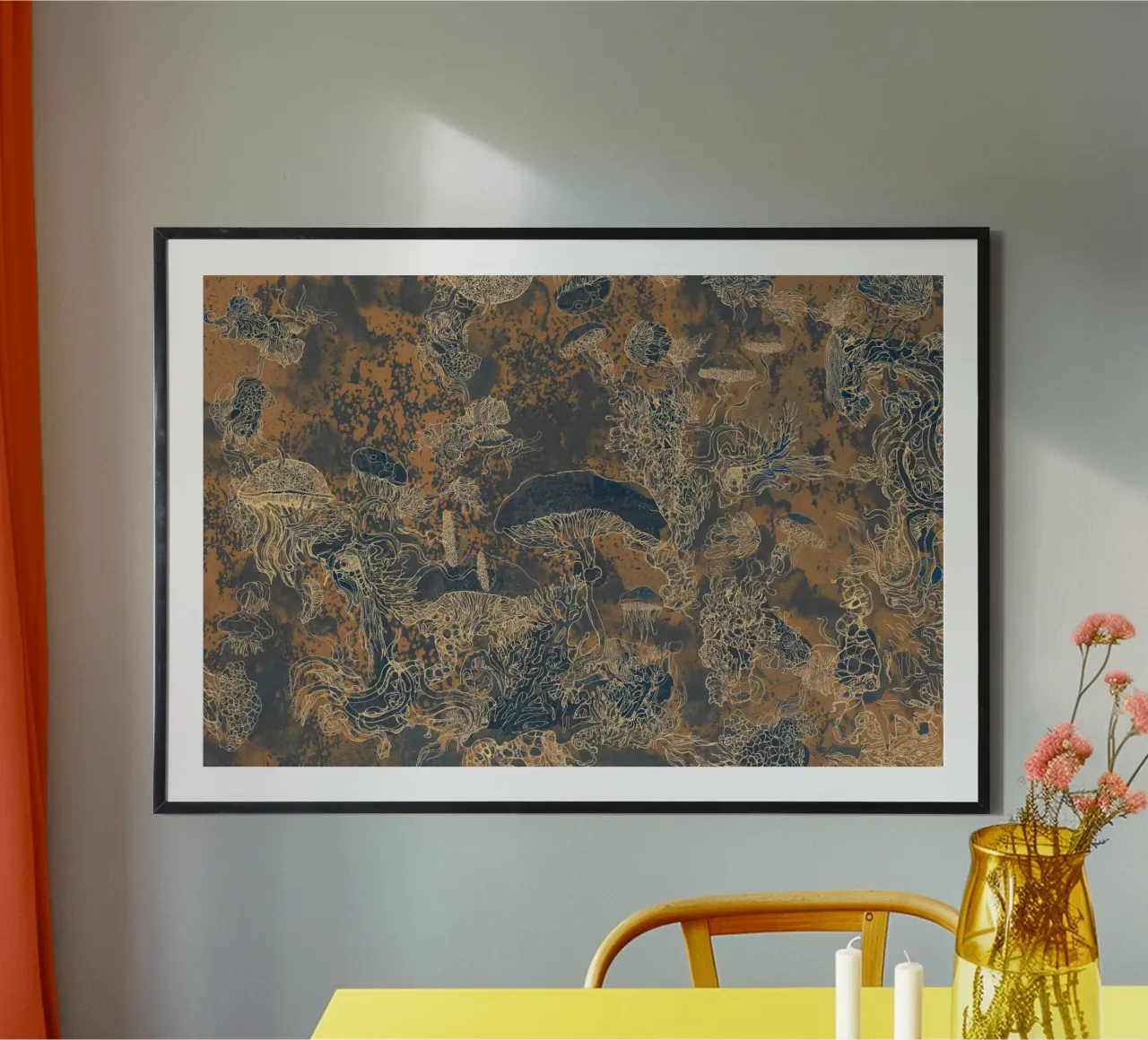 Goldbrei Poster von Giulio Iurissevich