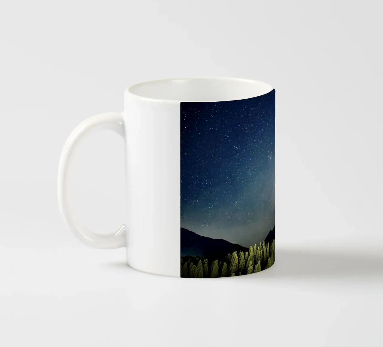 galassia del cosmo tazza in ceramica da space words