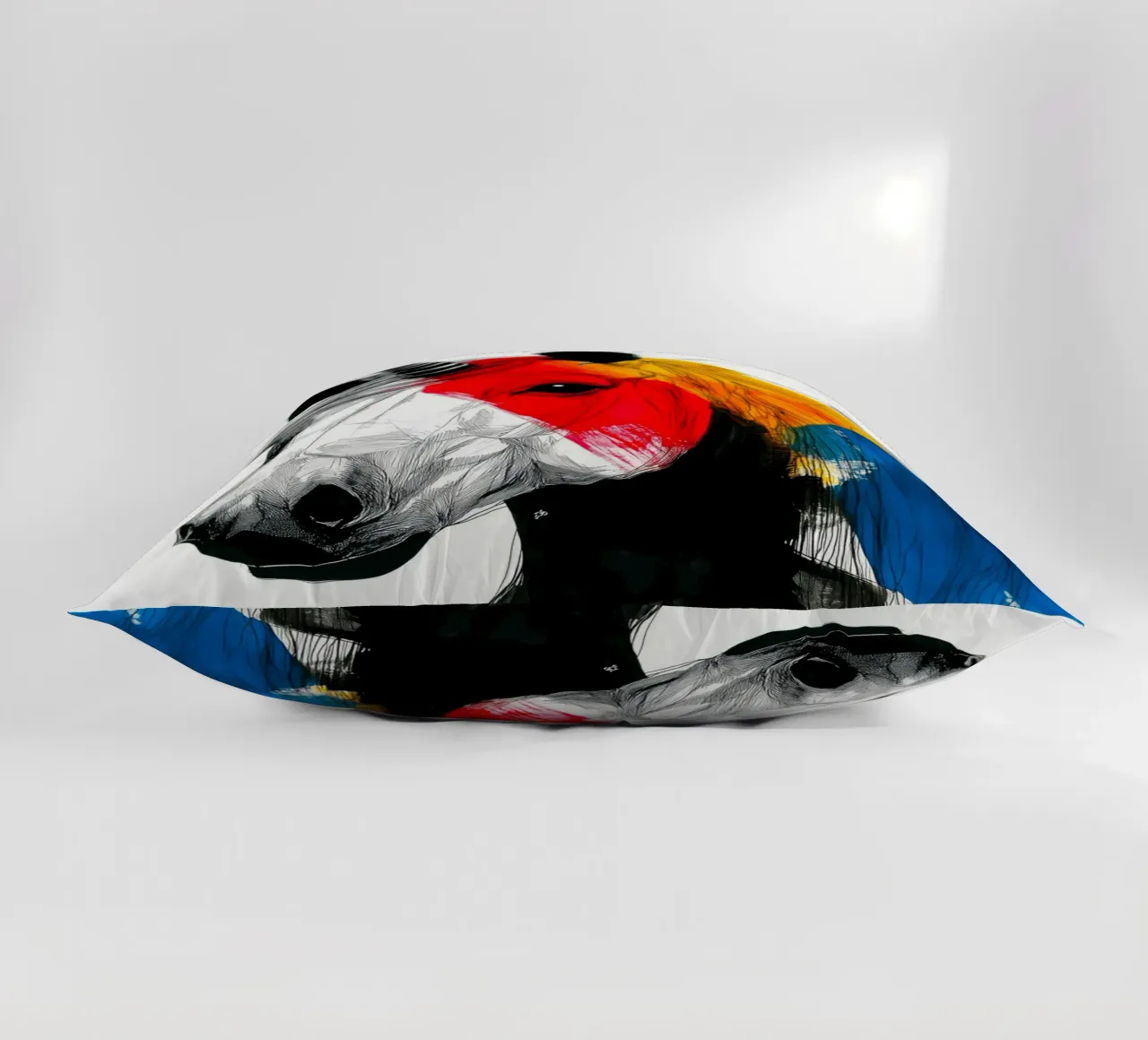 Unicorno arcobaleno cuscino da Justyna Jaszke JBJart