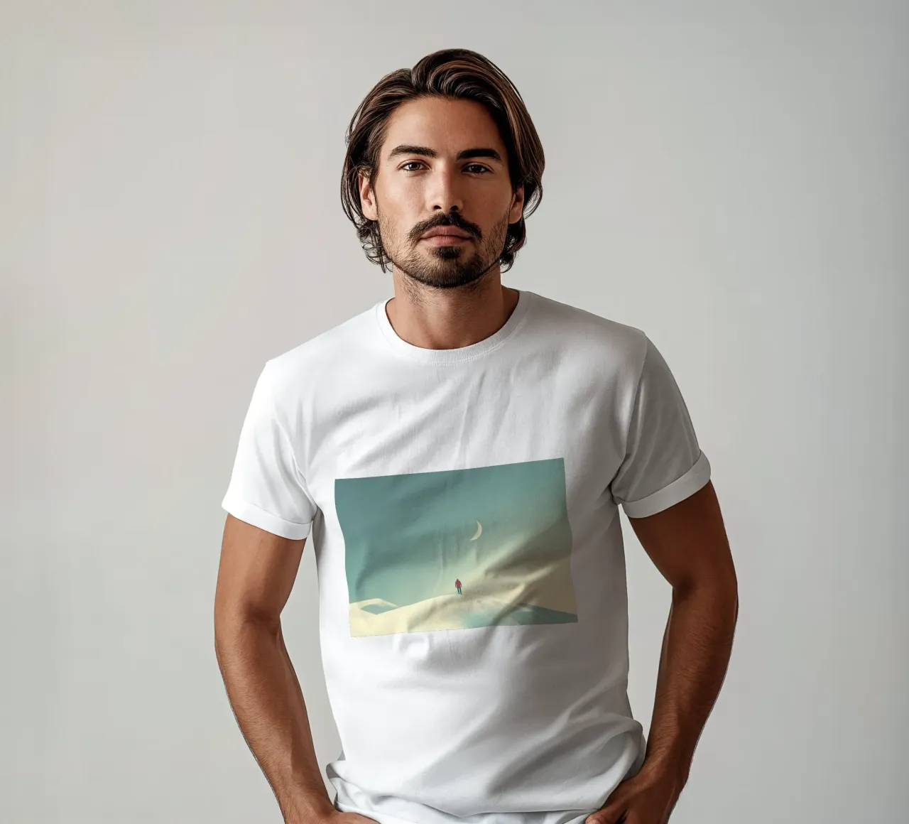 neve tranquilla t-shirt da space words