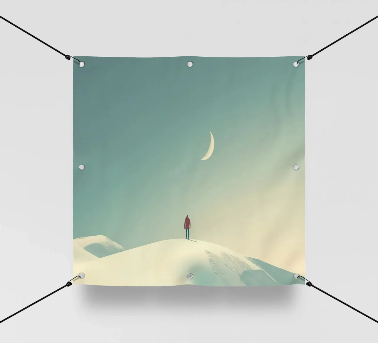 neve tranquilla telo in pvc da space words