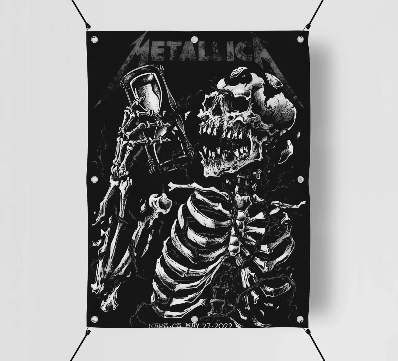 metallica tour poster pvc cover by vanhesling