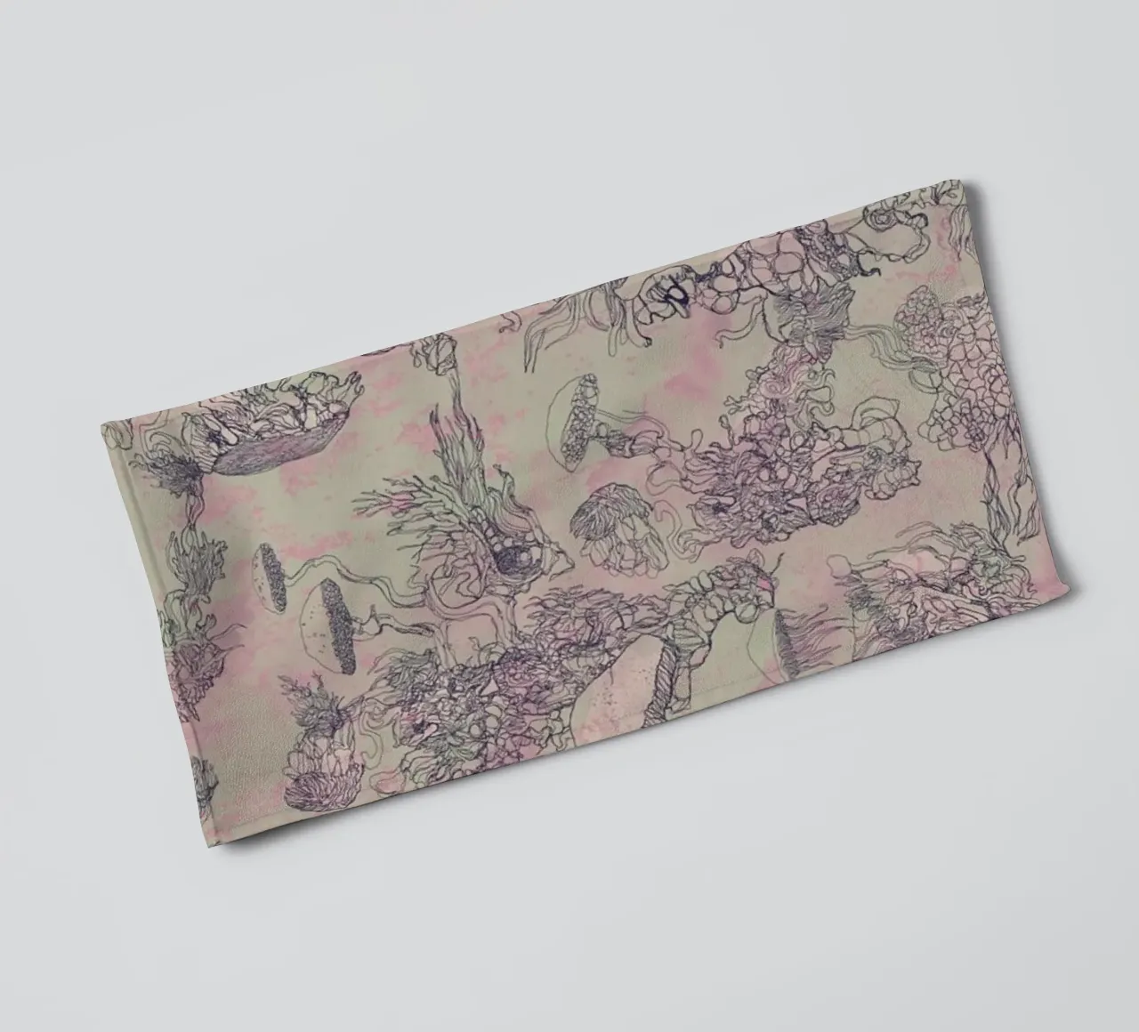 positive mush badhanddoek van Giulio Iurissevich
