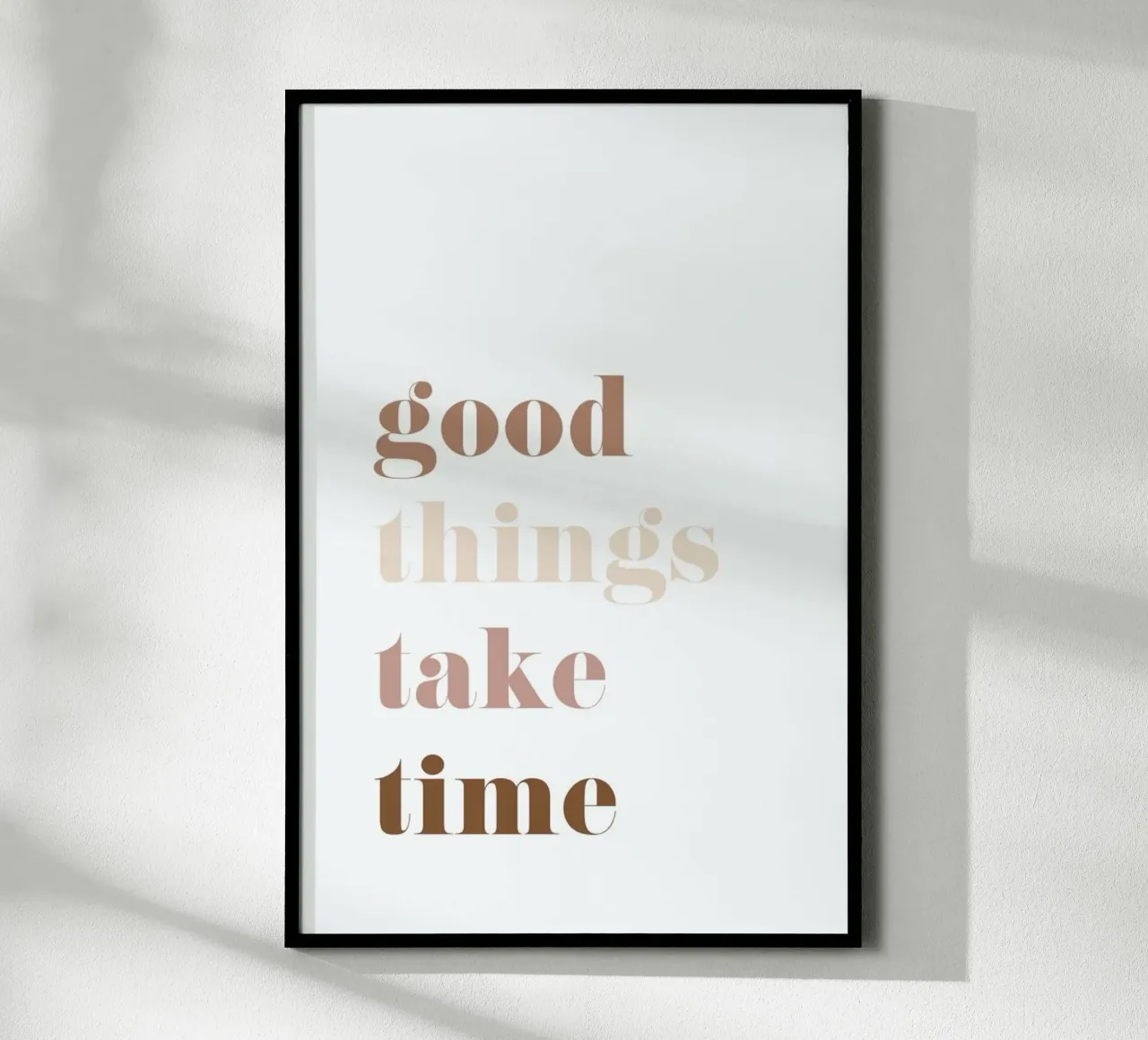 Goodthings poster con telaio in alluminio da KRUTH DESIGN