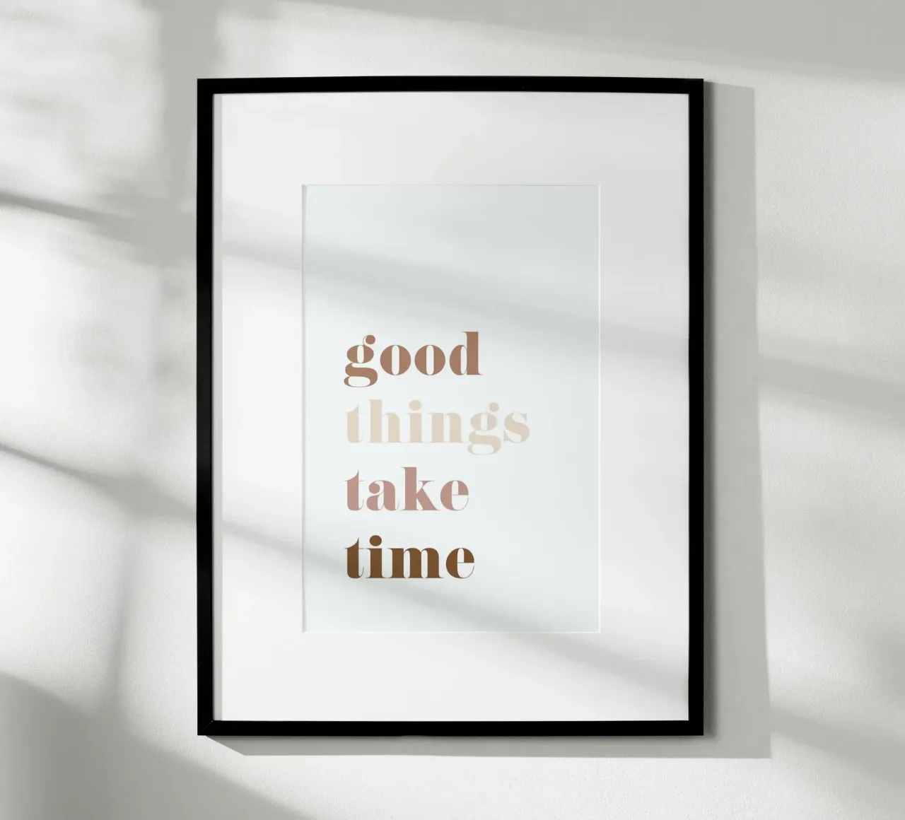 Goodthings poster con telaio in alluminio da KRUTH DESIGN