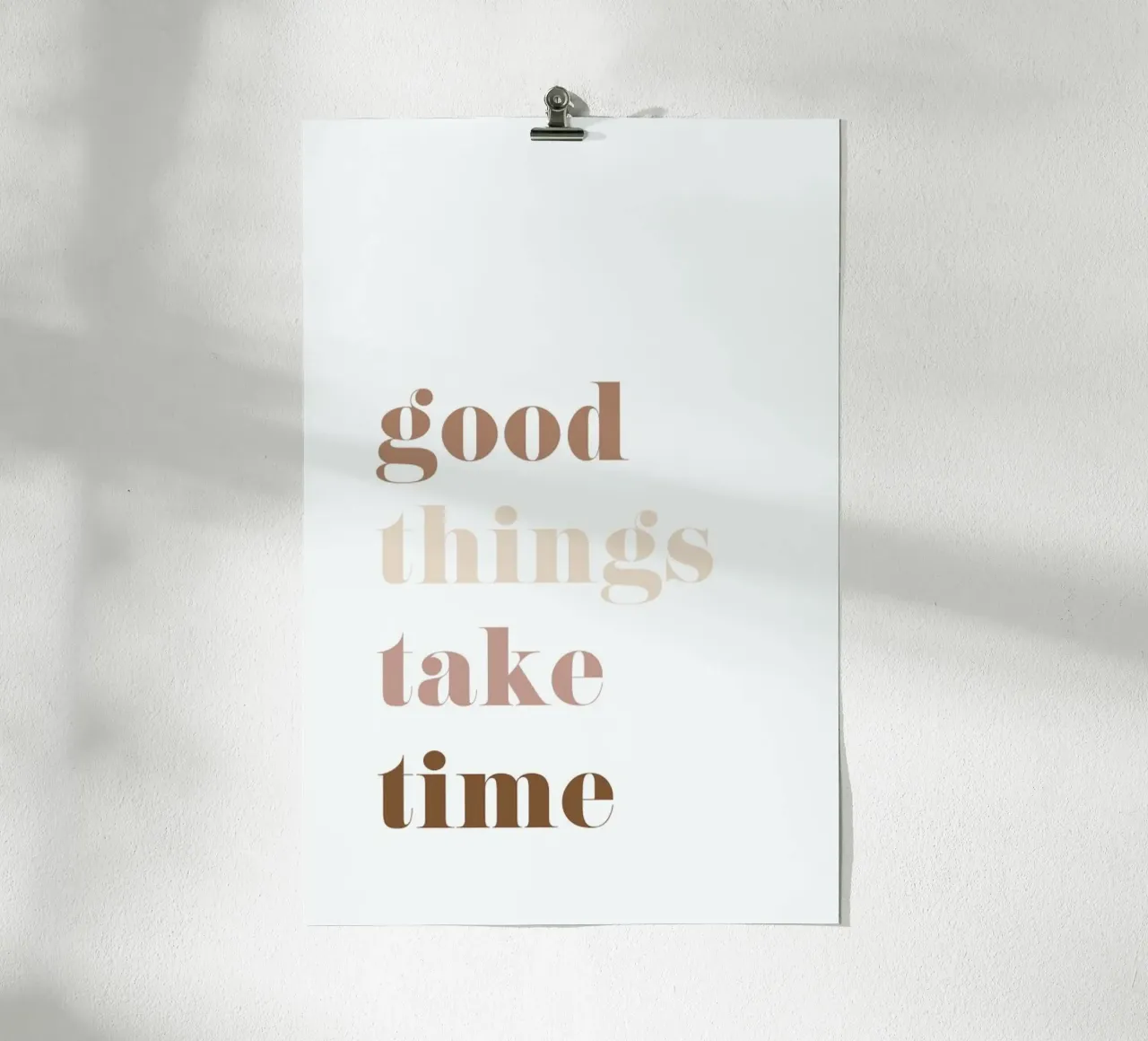 Goodthings poster con telaio in alluminio da KRUTH DESIGN