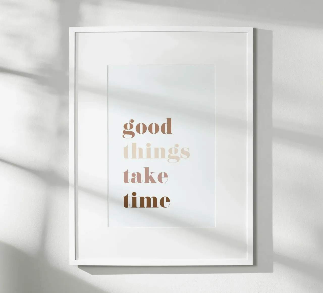 Goodthings poster con telaio in alluminio da KRUTH DESIGN