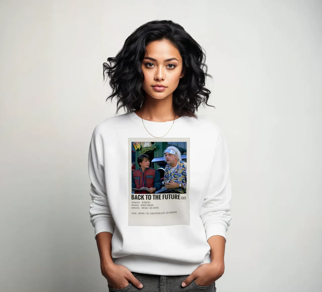 BACK TO THE FUTURE 1985 felpa da MVFminimalist