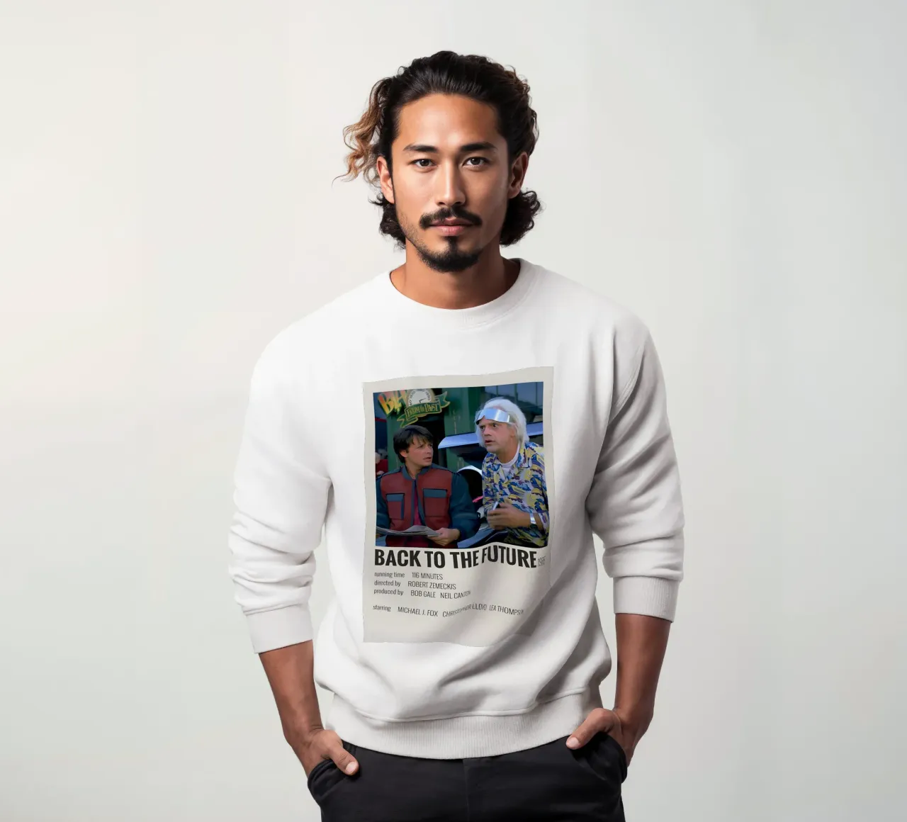 BACK TO THE FUTURE 1985 felpa da MVFminimalist