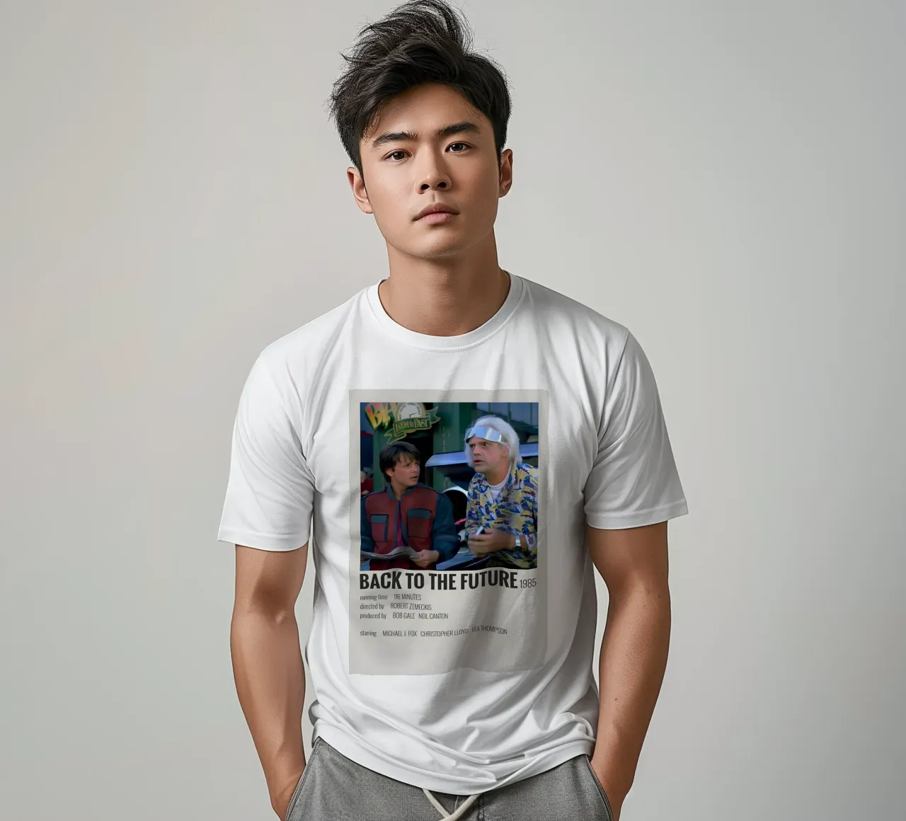BACK TO THE FUTURE 1985 t-shirt da MVFminimalist