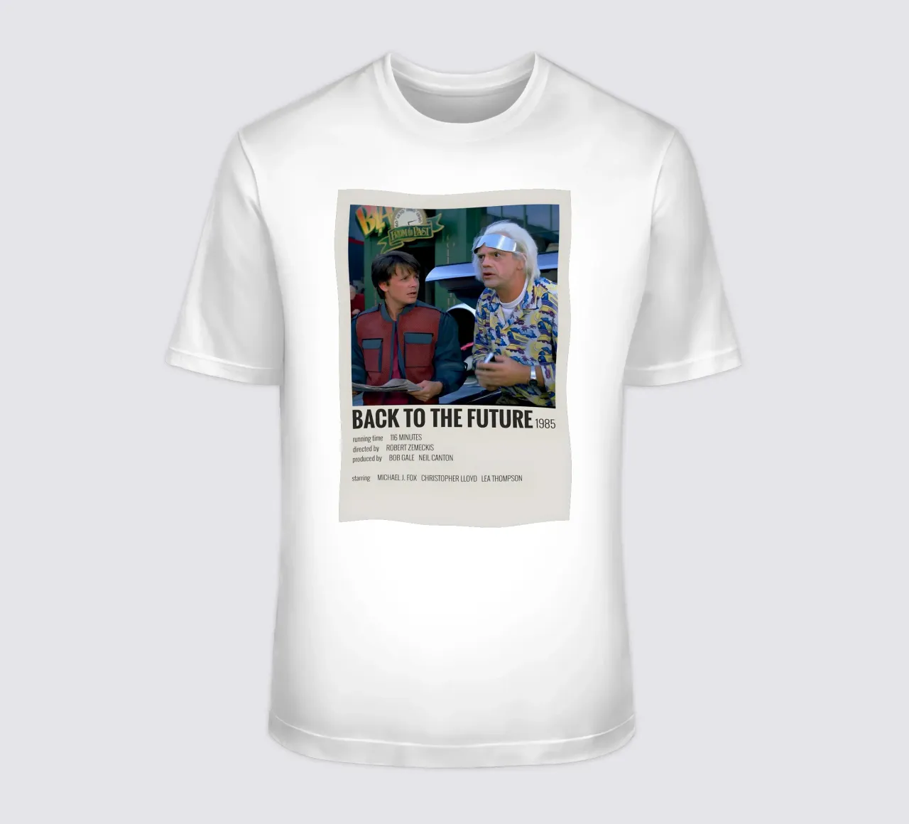 BACK TO THE FUTURE 1985 t-shirt da MVFminimalist