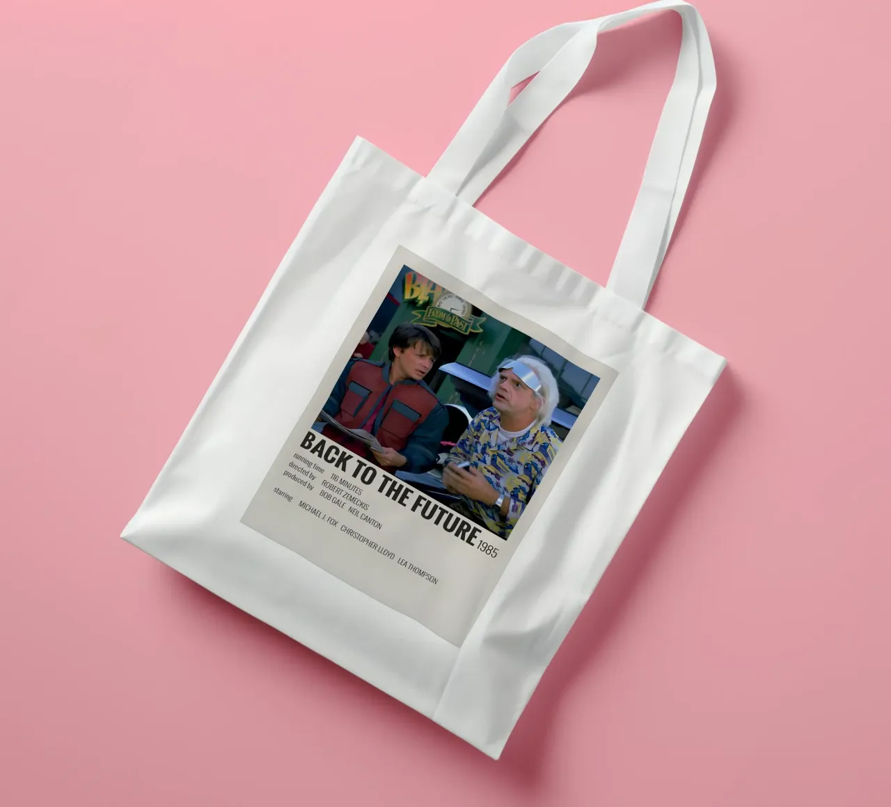BACK TO THE FUTURE 1985 borsa in juta da MVFminimalist