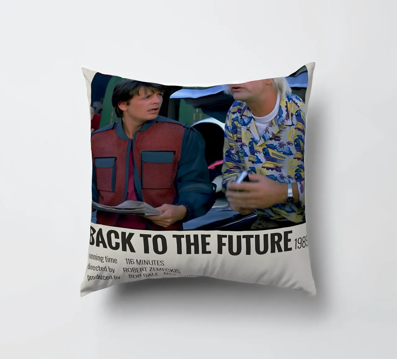 BACK TO THE FUTURE 1985 cuscino da MVFminimalist
