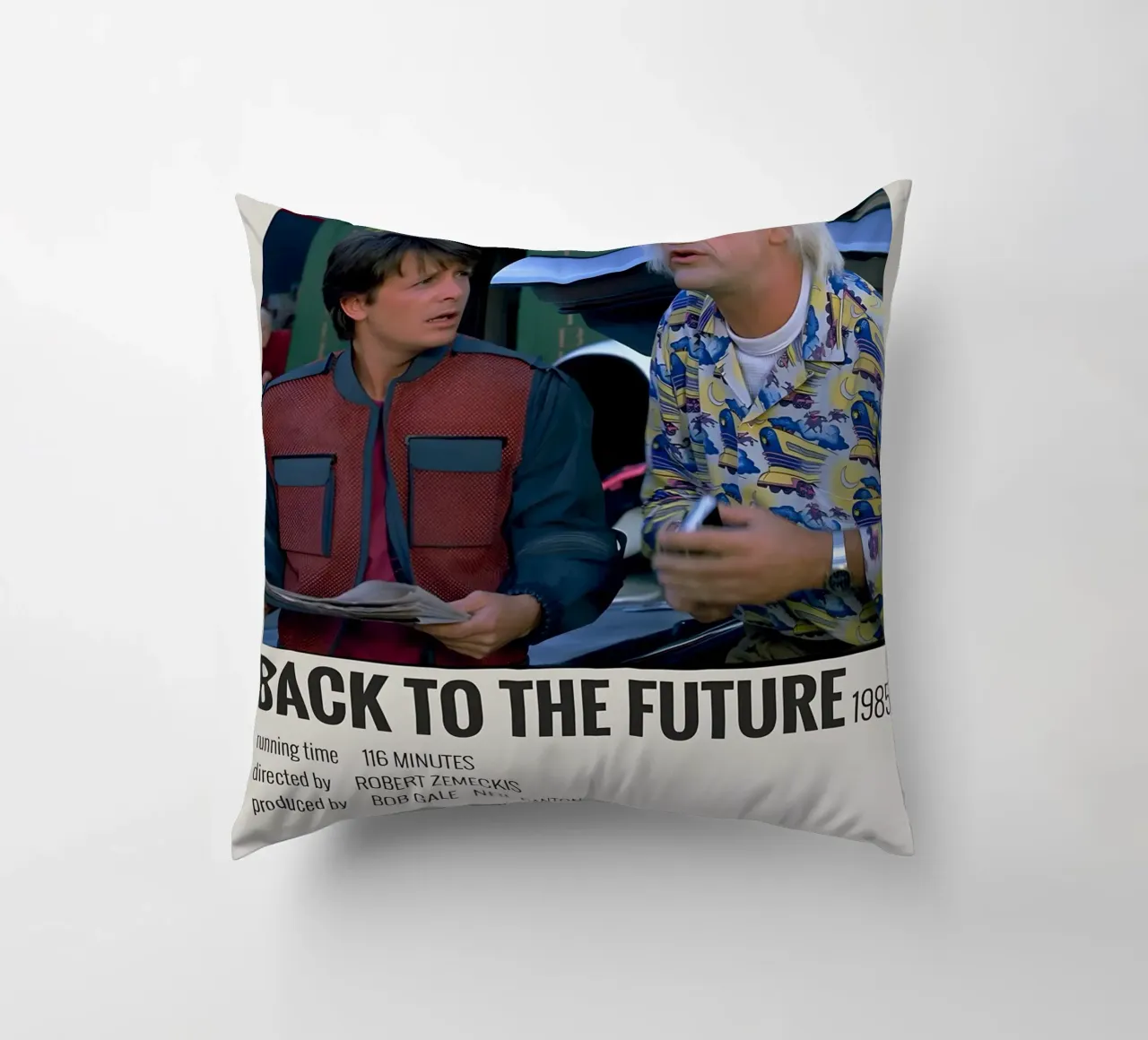 BACK TO THE FUTURE 1985 cuscino da MVFminimalist