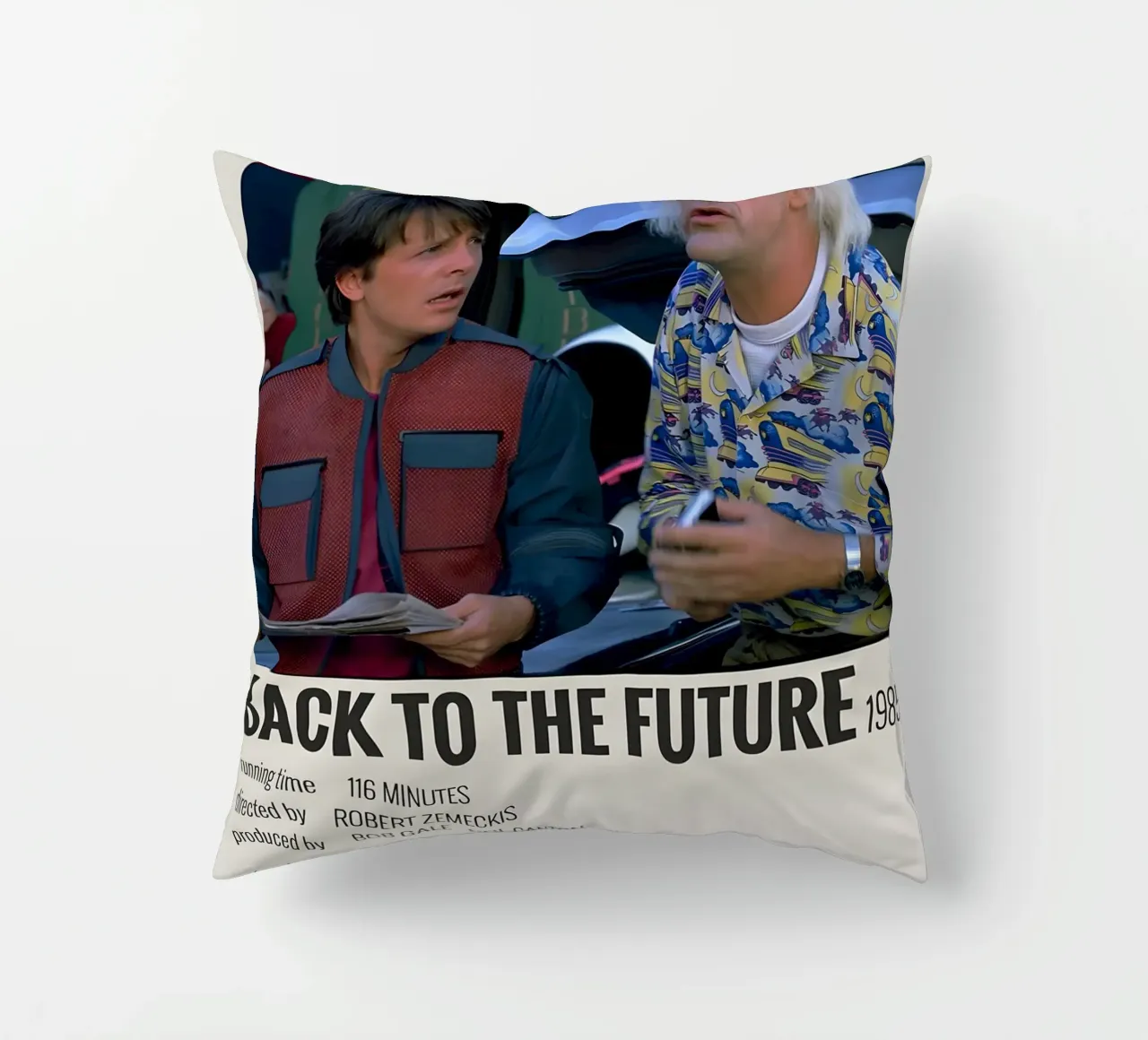 BACK TO THE FUTURE 1985 cuscino da MVFminimalist