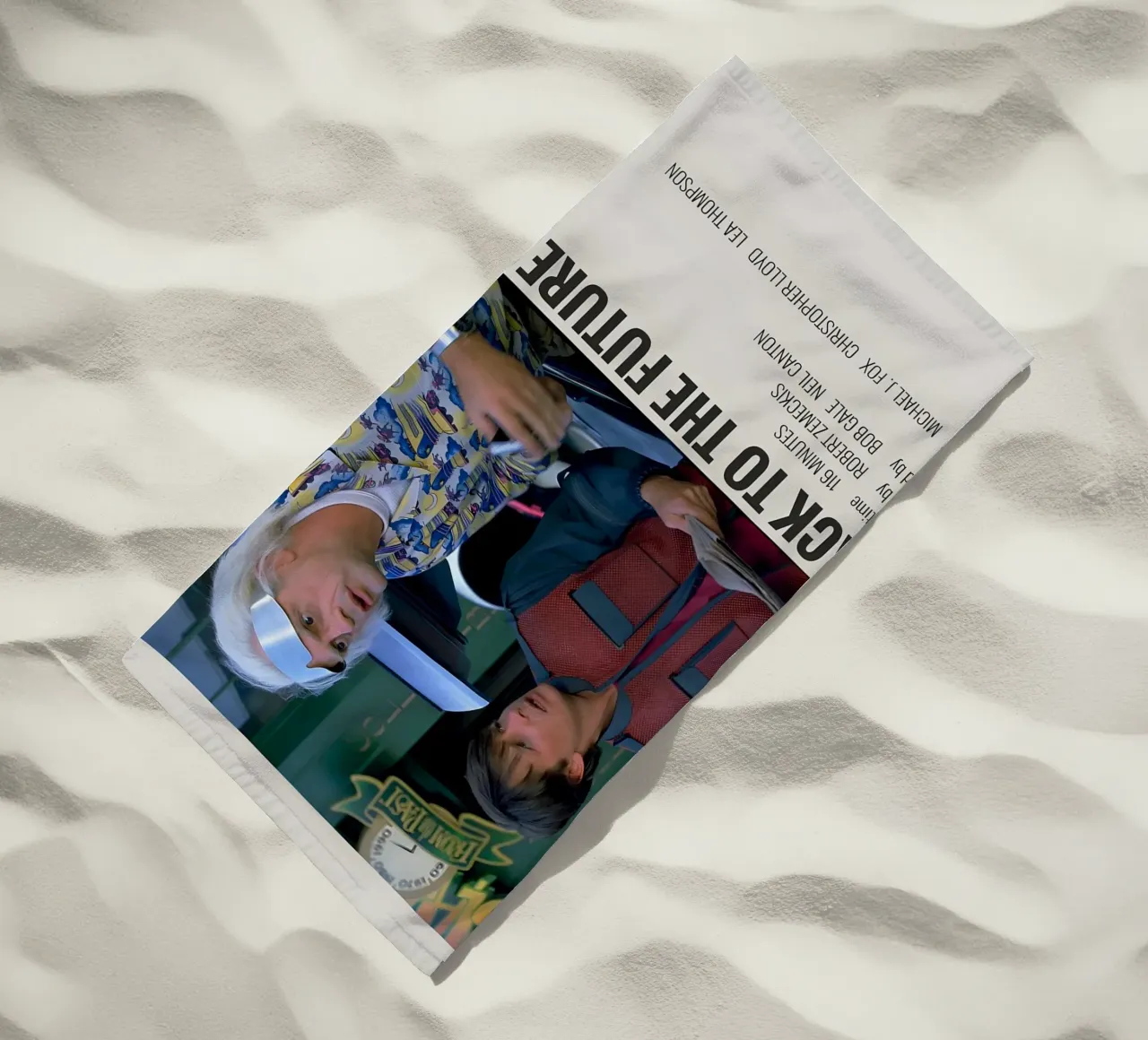 BACK TO THE FUTURE 1985 telo mare da MVFminimalist